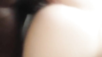 BBC fucking creamy white pussy