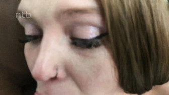 Black studs fucks that hairy white pussy and cum hard on her belly and boobs