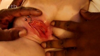 Blond milf gets creamed by hung black stud