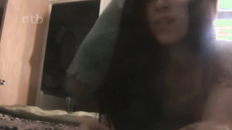 White housewife struggles with huge black cock