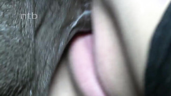 Cuckold white wife in black stockings shared with black lover