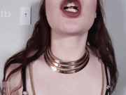 Horny redhead twerks and fucks that bbc and gets her bald pussy creampied