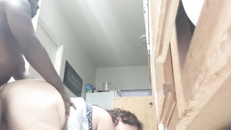 PAWG housewife in the kitchen