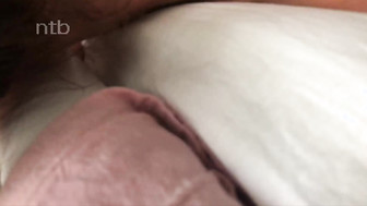 Thick black dick is so huge and that skinny white chick's pussy is so tigh