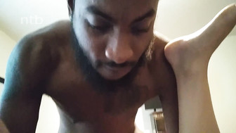 Pounding that white pussy and cumming inside that wet and tight hole