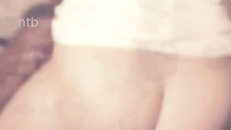 Chubby brunette wanted to get his big dick