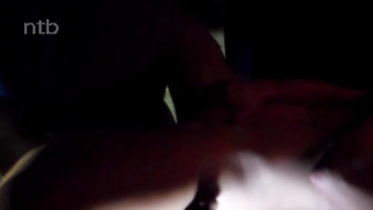 Hot summer night outdoor adventure for curly cuckold blond who met hung black stud