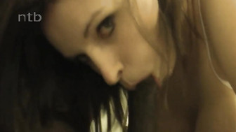 Handsome white chick sucks and fucks big black cock