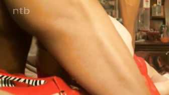 Skinny cuckold white wife gets big black cock straight in her tight ass