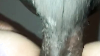 Hubby records closeup bbc creampie of his wife