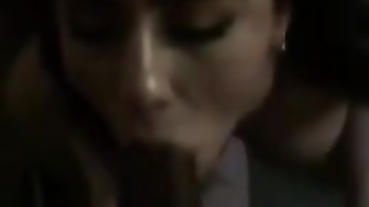 NRI hotwife sucks a big black cock