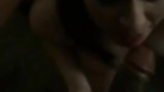 NRI hotwife sucks a big black cock