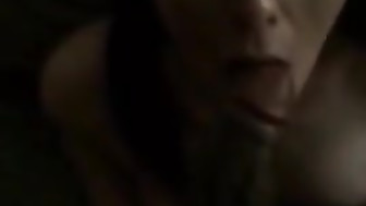 NRI hotwife sucks a big black cock