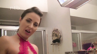 Sexy white wife gets big black cock