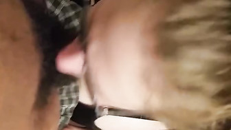 Cheating Girlfriend Deepthroat black cock