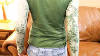 Small titted white babe gets it in her pussy and receives cumload in her mouth