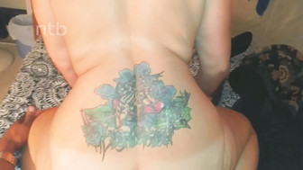 She loved that reverse cowgirl ride