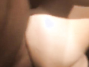 Perfect white babe gets that big black cudgel bareback from behind