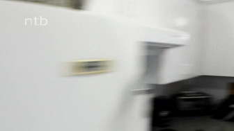 Hubby was watching tv while his wife was getting lunch ready and her BBC dropped by and all she could do was to give him a quick blowjob