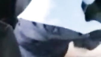 Hotwife fucks in backseat