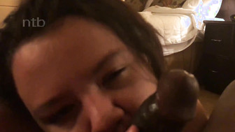 White chubby girl gets BBC