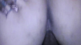 Hubby watches and films his wife in action with endowed black bull