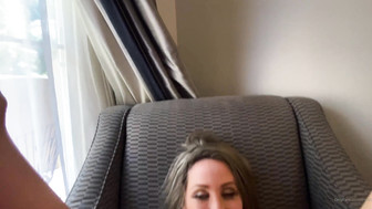 Hot blonde fucked that huge black cock and received creampie i her mouth