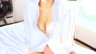 Steaming hot white babe gets fucked and creamed by her endowed black bull