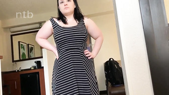 Hung black stud fucks white "bride" and cums on her pussy and ass