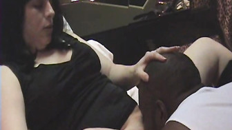 Hot brunette wife gets creampied by her black bull