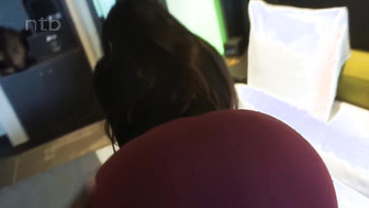 Muscular black Bull with huge dick and sexy booty girl