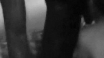 Awesome close-up and dp scene with two black cocks