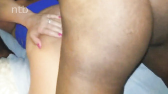 Classic blacking of cuckold white wife in front of her husband