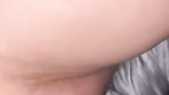White gf handcuffed and pussy stretched