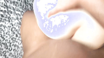 Banging that booty white blond from behind and cumming on her ass