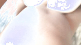 Banging that booty white blond from behind and cumming on her ass