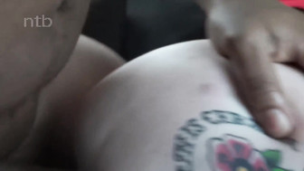 Sucking that bbc and getting it bareback in that tight pussy and ass