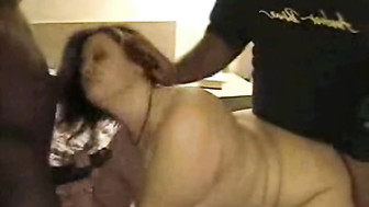 White slut wife with her black lover