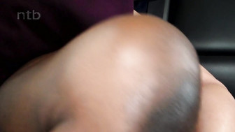 Hot blonde wife fucked by her black lover in the car