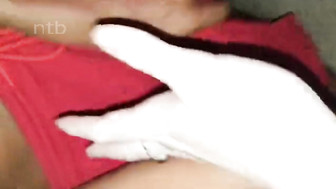 That shy blond met her first black bull and fucked that big black cock