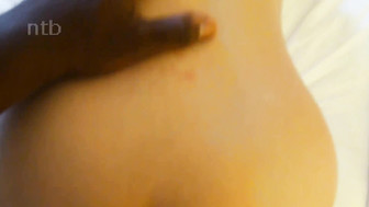 Passionate cuckold white wife in action with her endowed black friend