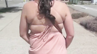 Chubby white housewife gets black cock