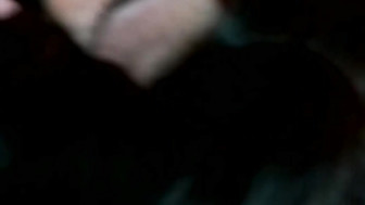 Showing her big boobs and working on that BBC with her mouth