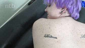 Real bombshell and her passion for big black cock is real