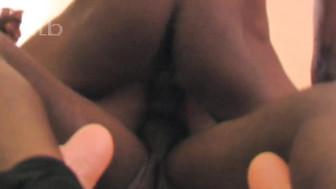 Hotwife in hard gangbang with hung black studs