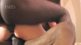 Hotwife in hard gangbang with hung black studs