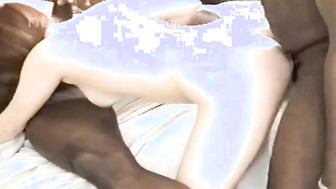 Horny white wives were getting their bald pussy banged by hung black bulls