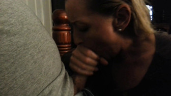 Amateur Cuckolding MILF Sucking Husband And His Best Friend