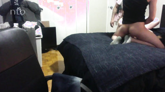 White PAWG threesome fucking