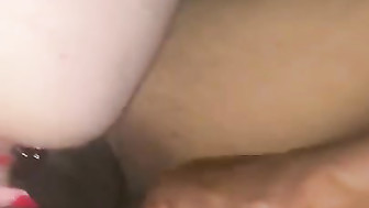 Hot blonde gets BBC fucking